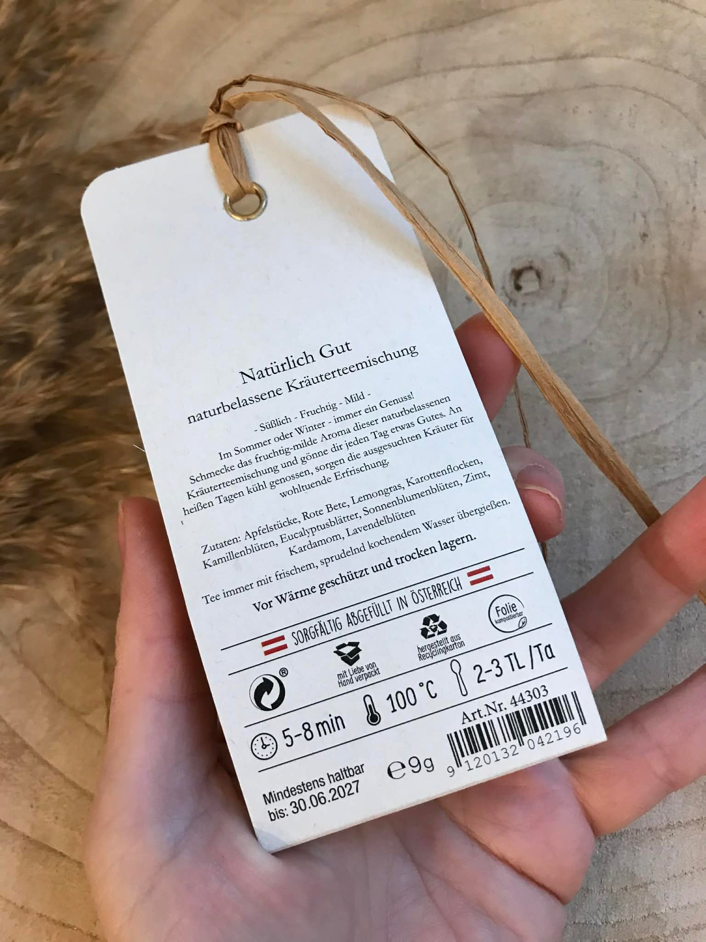 Gewürz Anhänger -Danke-