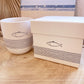 Tasse 0,4 l -Fisch blau/creme-