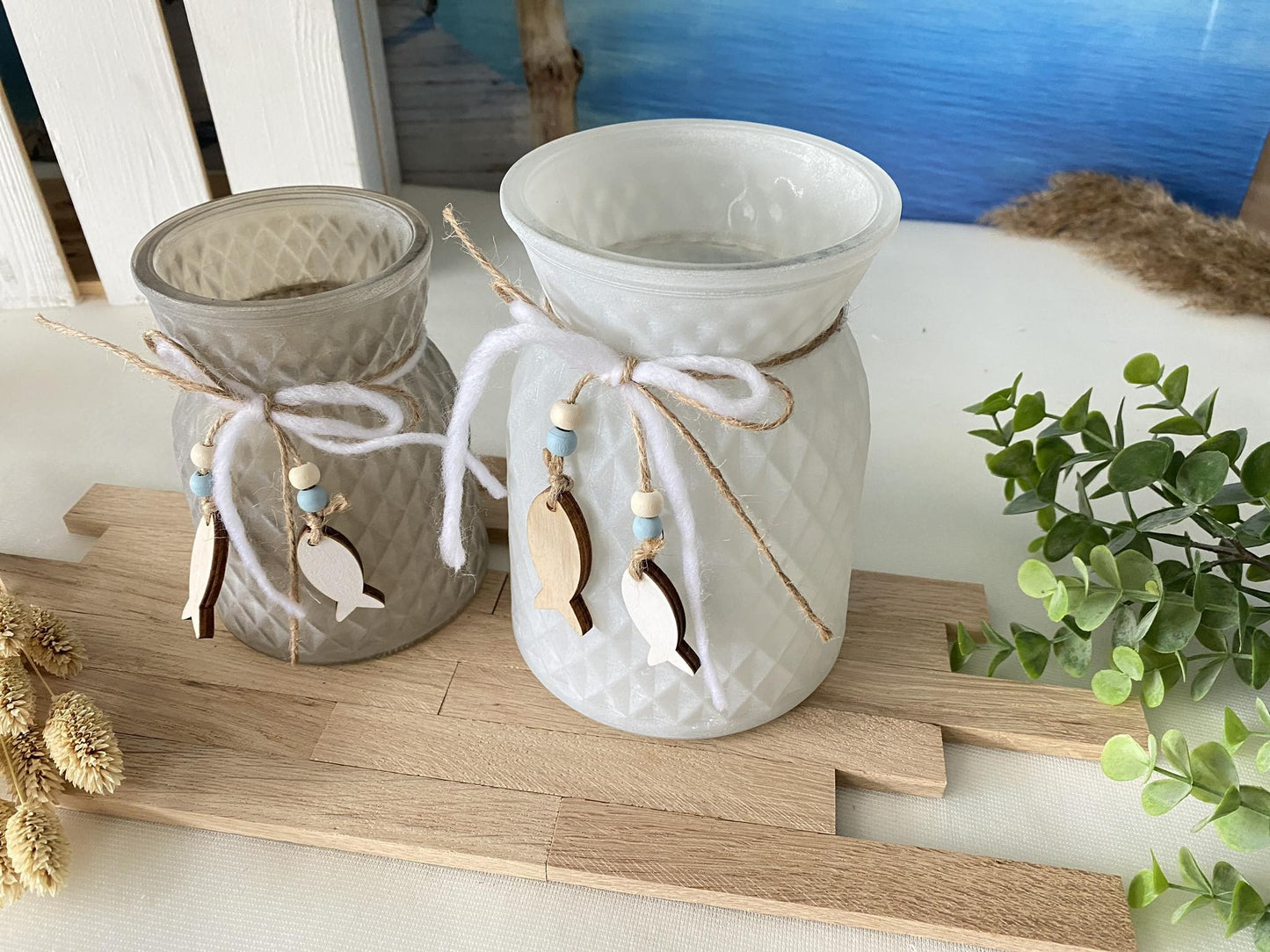Windlicht -Fische-