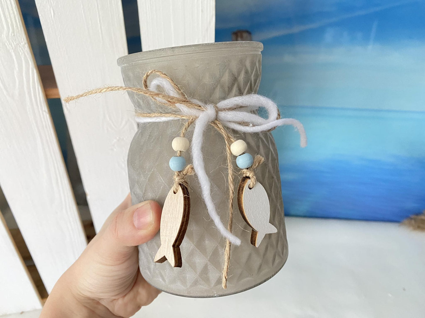 Windlicht -Fische-