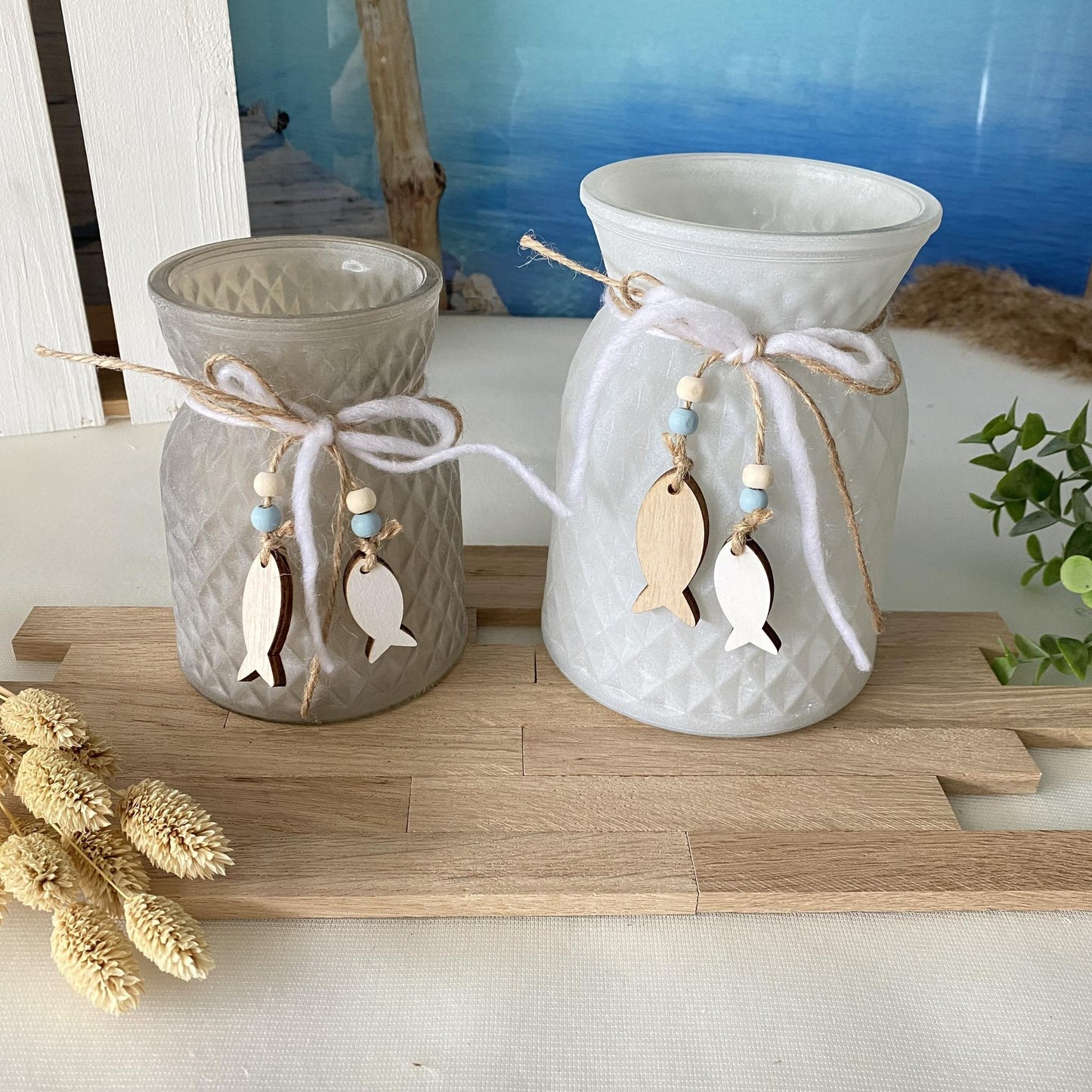 Windlicht -Fische-