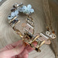 Haarklammer Flower -3er Mirror-