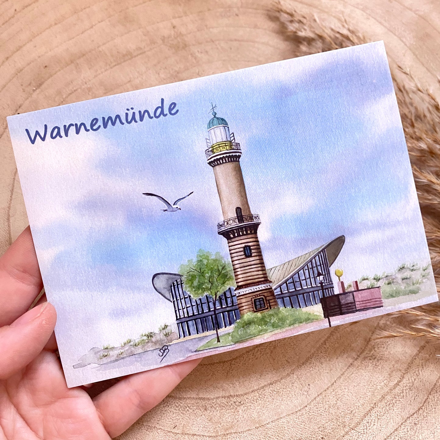 Karte -Warnemünde/Teepott Q-
