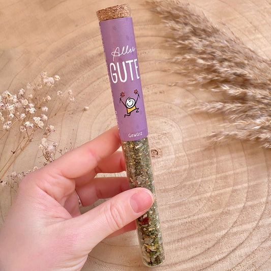 Gewürz im Reagenzglas -Alles Gute-