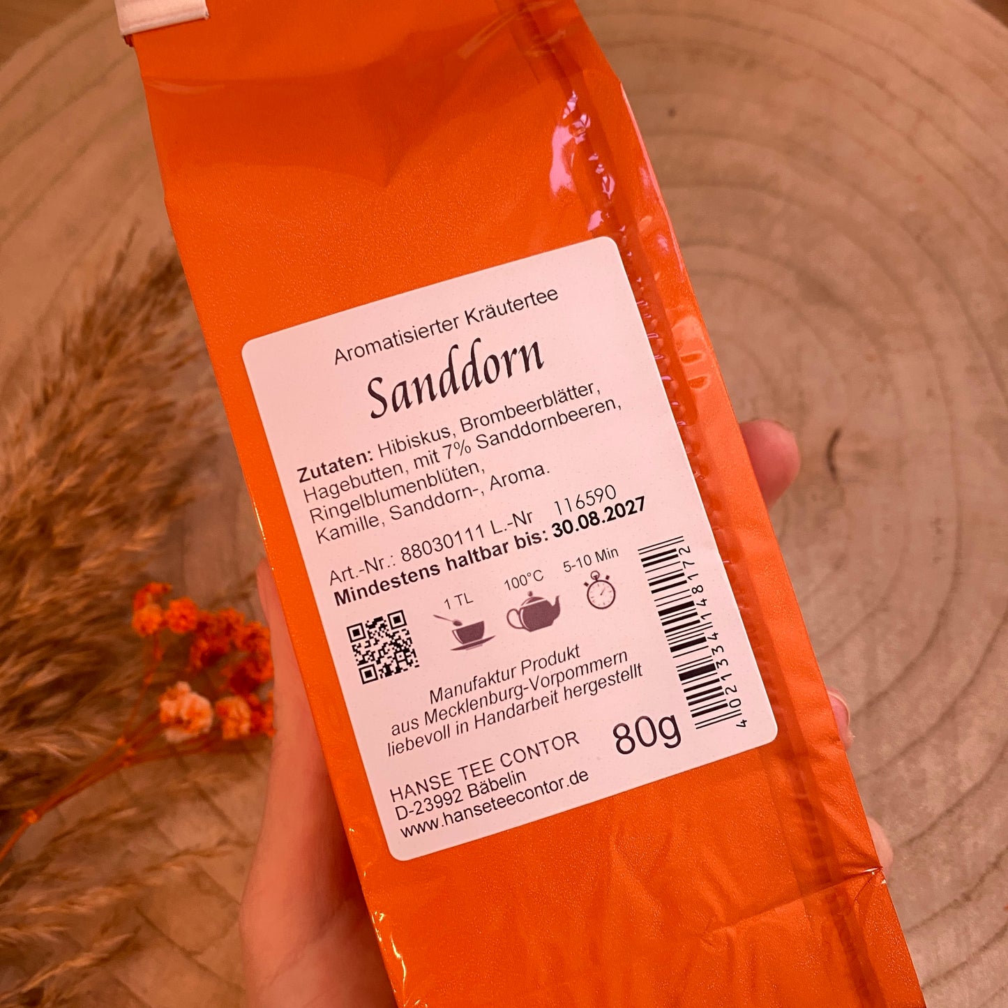 Sanddorn Tee -Kräuter- Seebrise