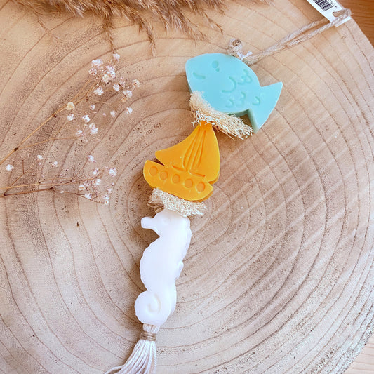 Seifenkette -Fisch/Boot/Seepferdchen-