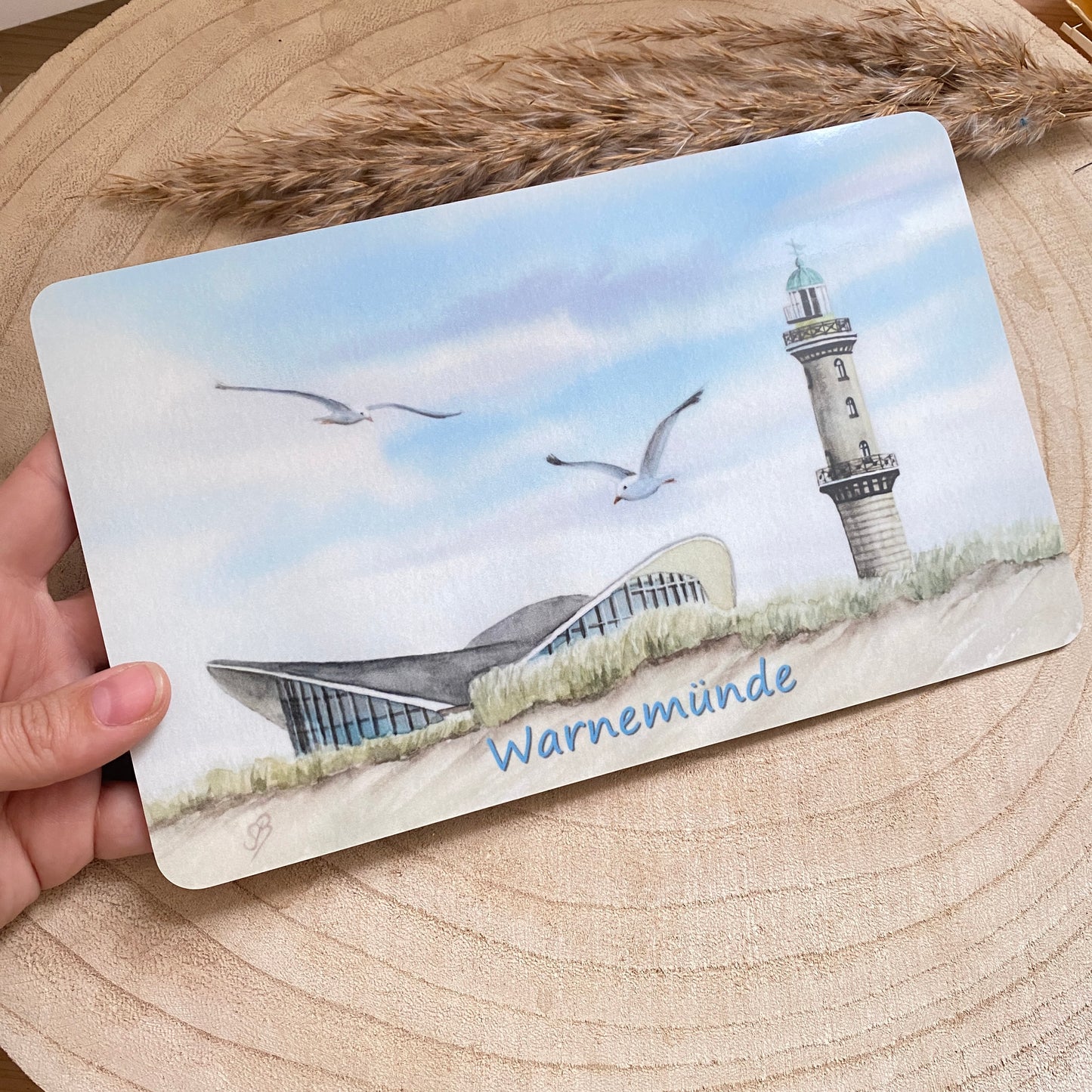 Frühstücksbrettchen -Warnemünde/Düne Q-