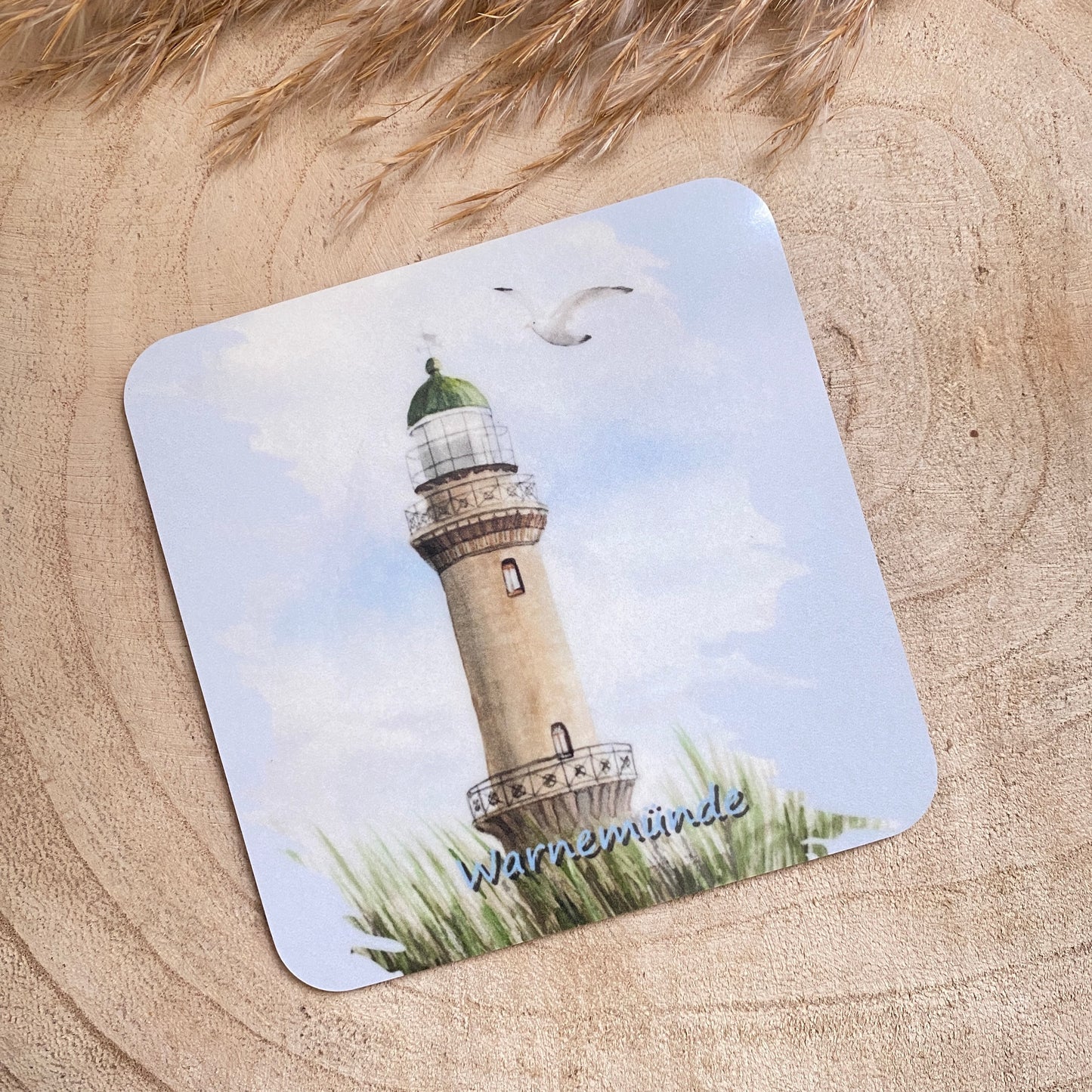 Untersetzer -Warnemünde/Düne H-