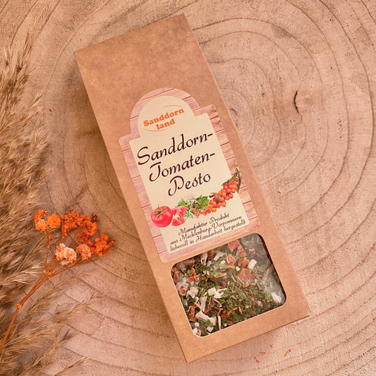 Sanddorn Tomate Pesto