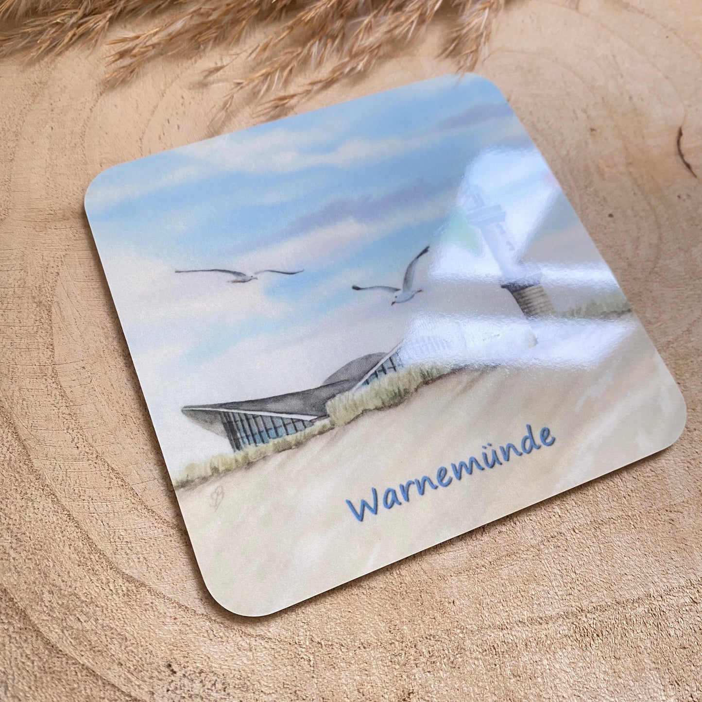 Untersetzer -Warnemünde/Düne Q-