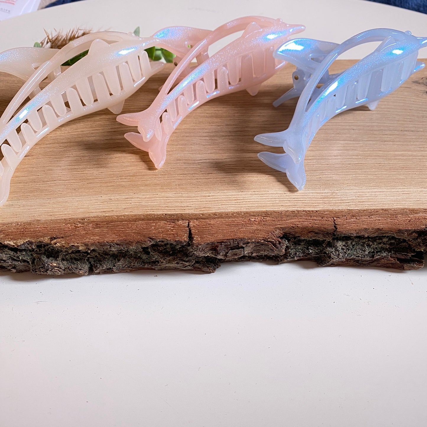 Haarklammer -Delfin-