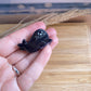 Haarklammer klein -Robbe Schwarz-