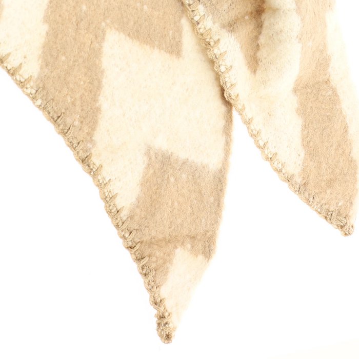 Schal ZikZak -Beige-