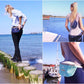 Bauchtasche *Anker* Weiß/Meeresblau/Kork Hellbraun