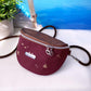 Bauchtasche *Vögel* Kupfer/Bordeaux/Kork Braun Bronze