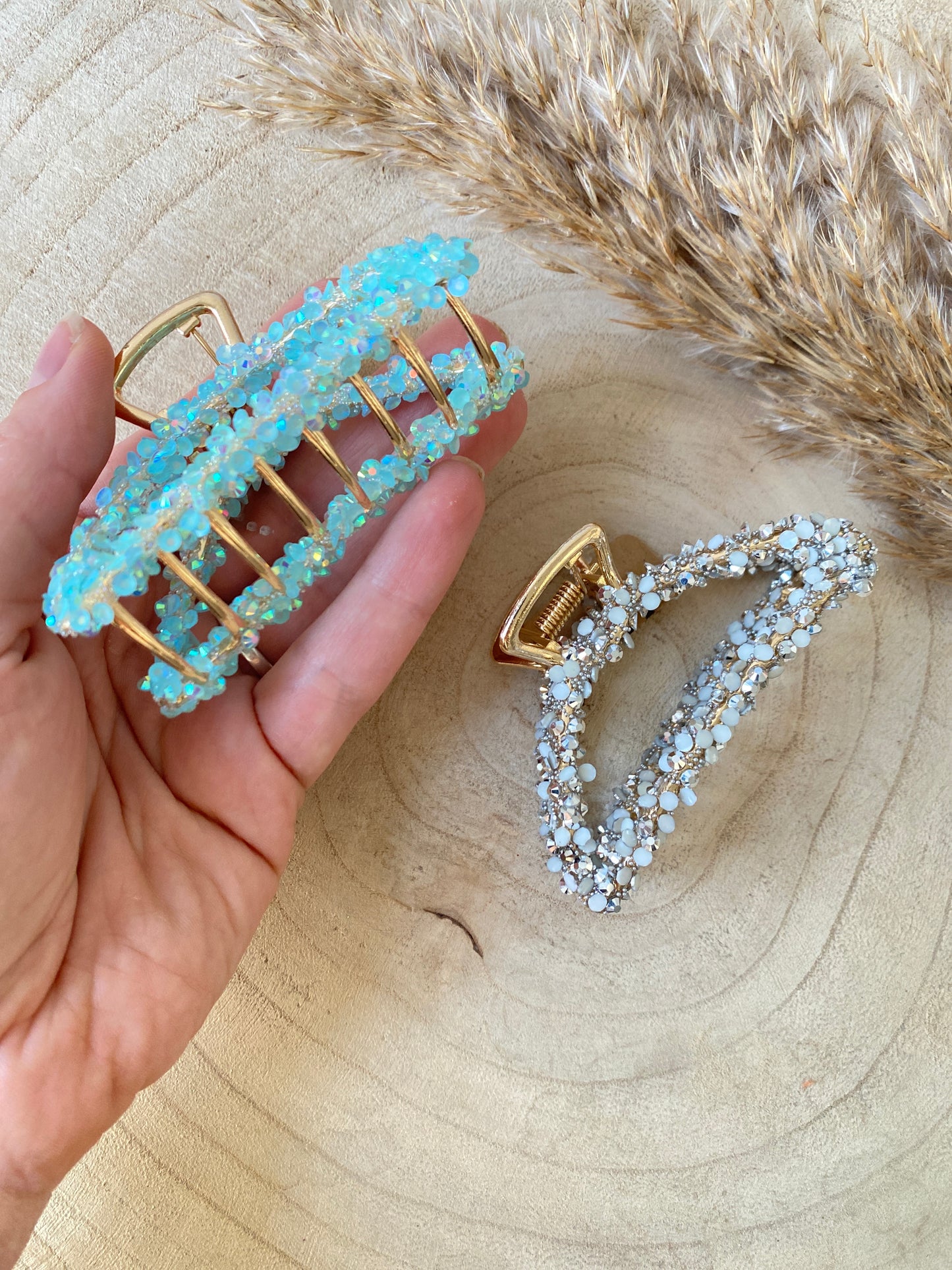 Haarklammer Glitter -Metallic-