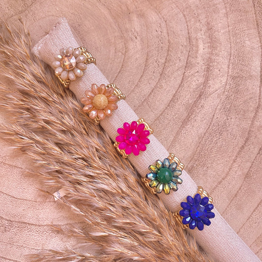 Ring elast. breit Blume