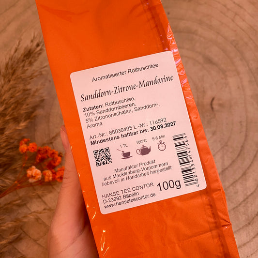 Sanddorn Tee -Rotbusch- Gold des Meeres