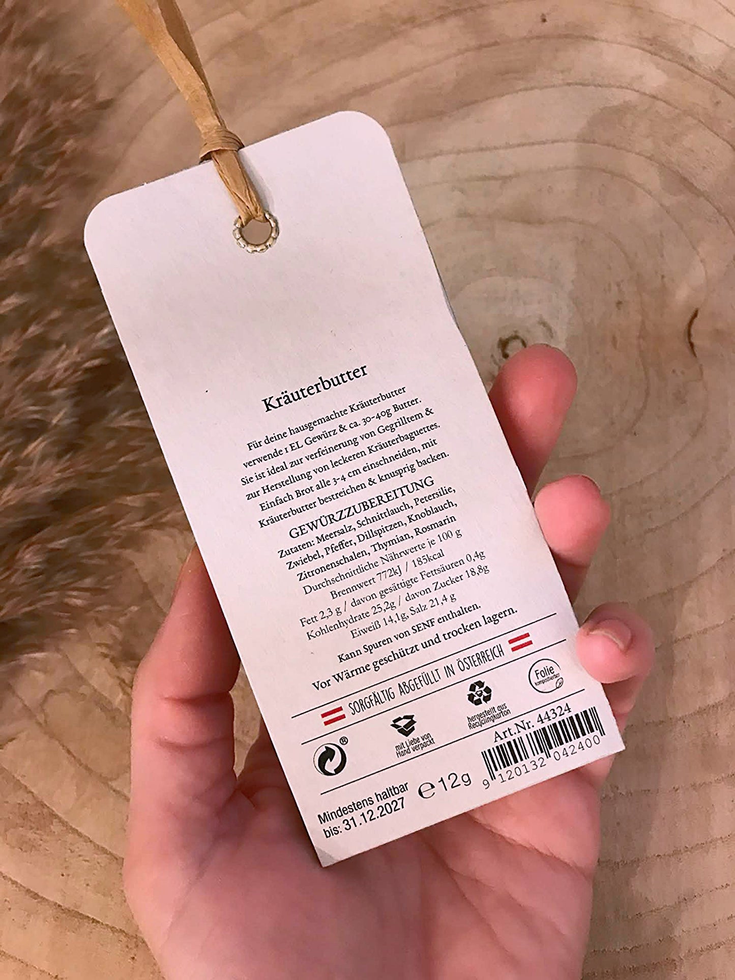 Gewürz Anhänger -Wie schön, du hast Geburtstag-