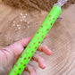 Kerze -Neon Glueckwunschlicht-