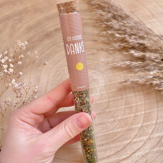 Gewürz im Reagenzglas -ein kleines Danke-