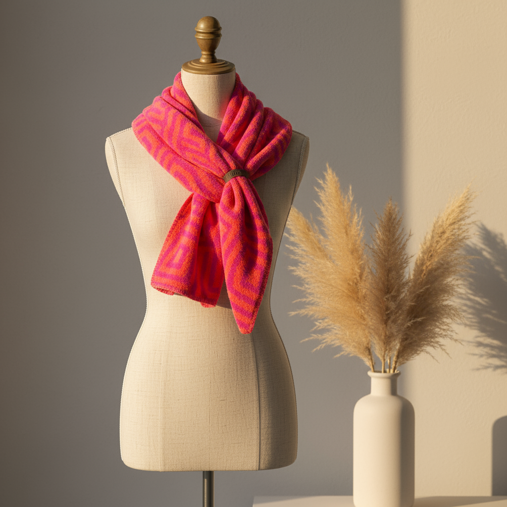 Schal Arktik -Fuchsia-