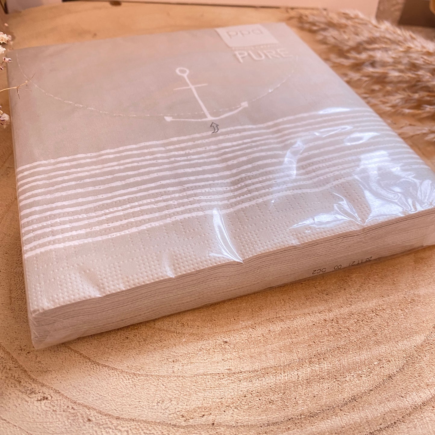 Servietten 33x33 cm -Anker Taupe-
