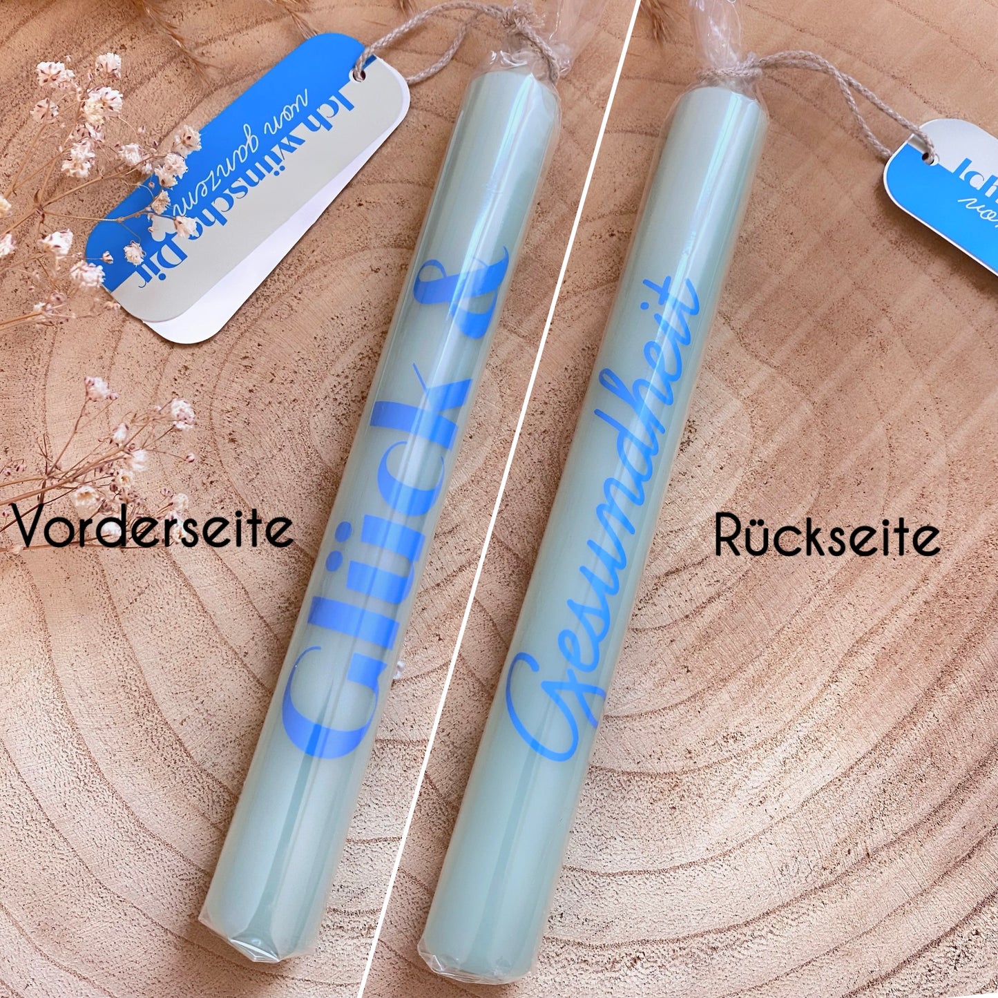 Kerze -Glück & Gesundheit-