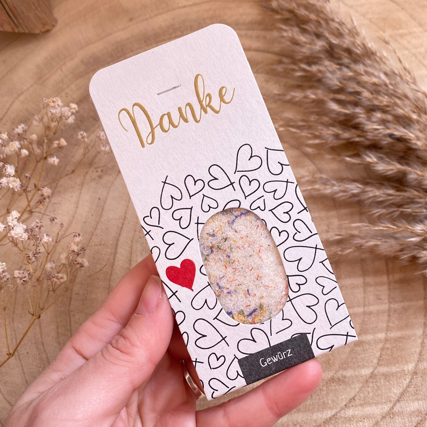 Gewürz Genusskarte -Danke-