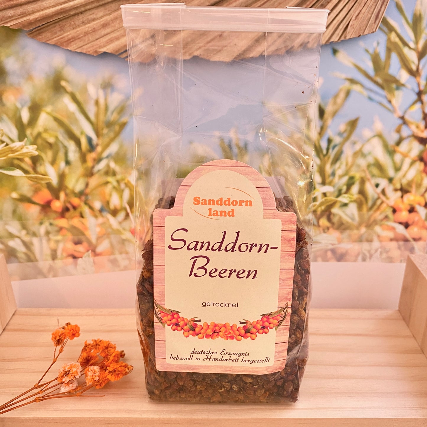 Sanddornbeeren ganz -getrocknet- 100g