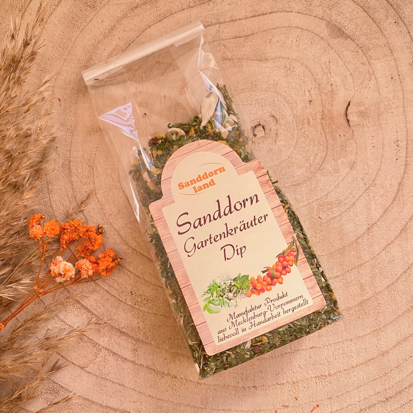 Sanddorn Gartenkräuter Dip