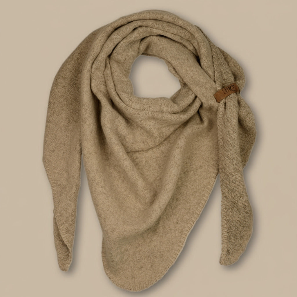 Schal Uni -Hellbraun-