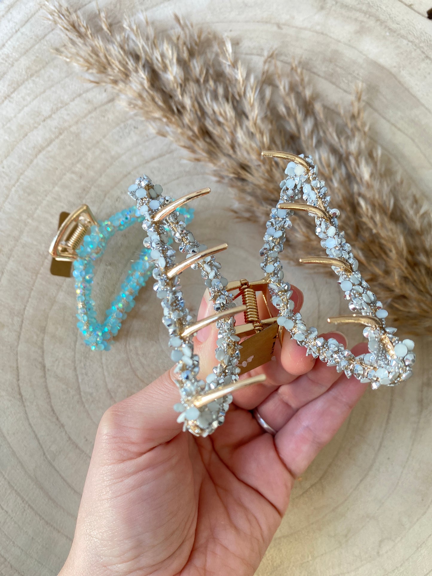 Haarklammer Glitter -Metallic-