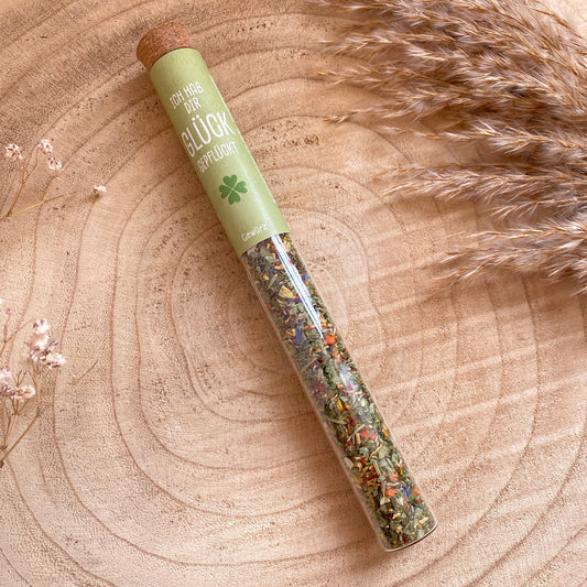 Gewürz im Reagenzglas -Ich hab dir Glück gepflückt-