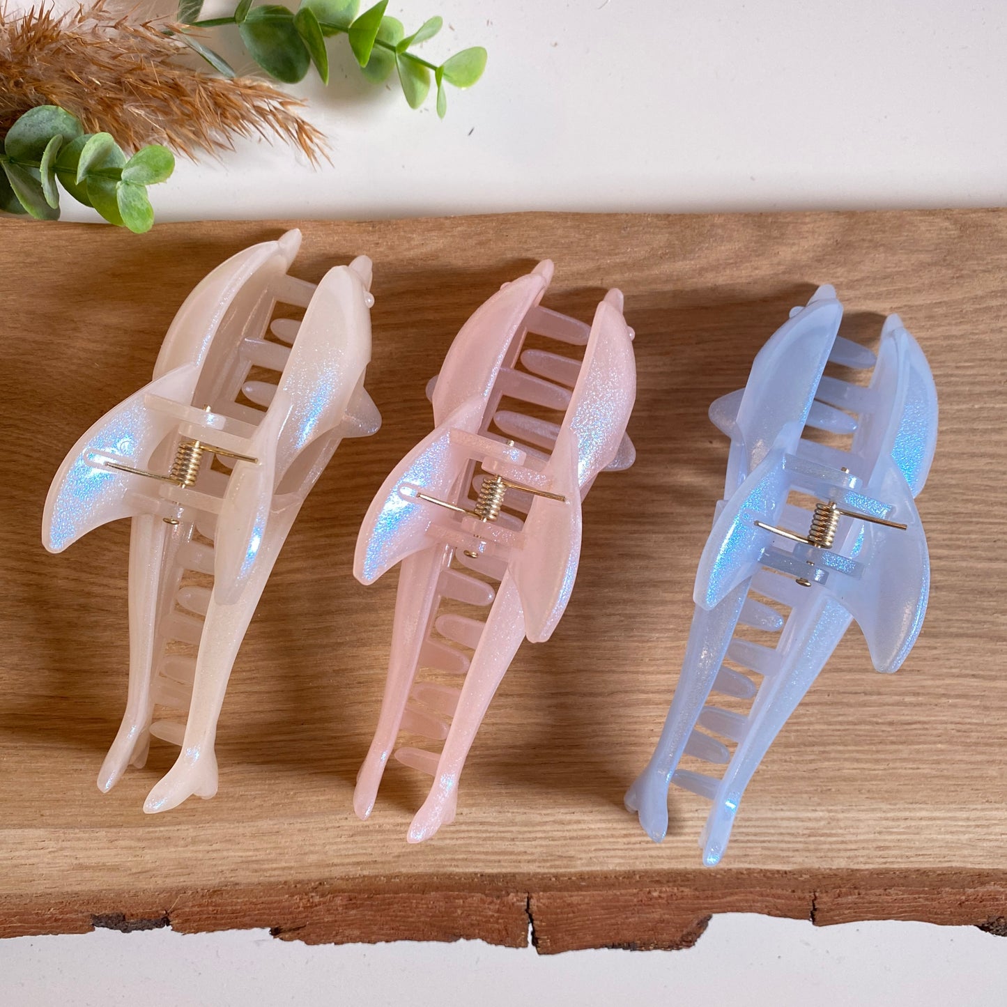 Haarklammer -Delfin-