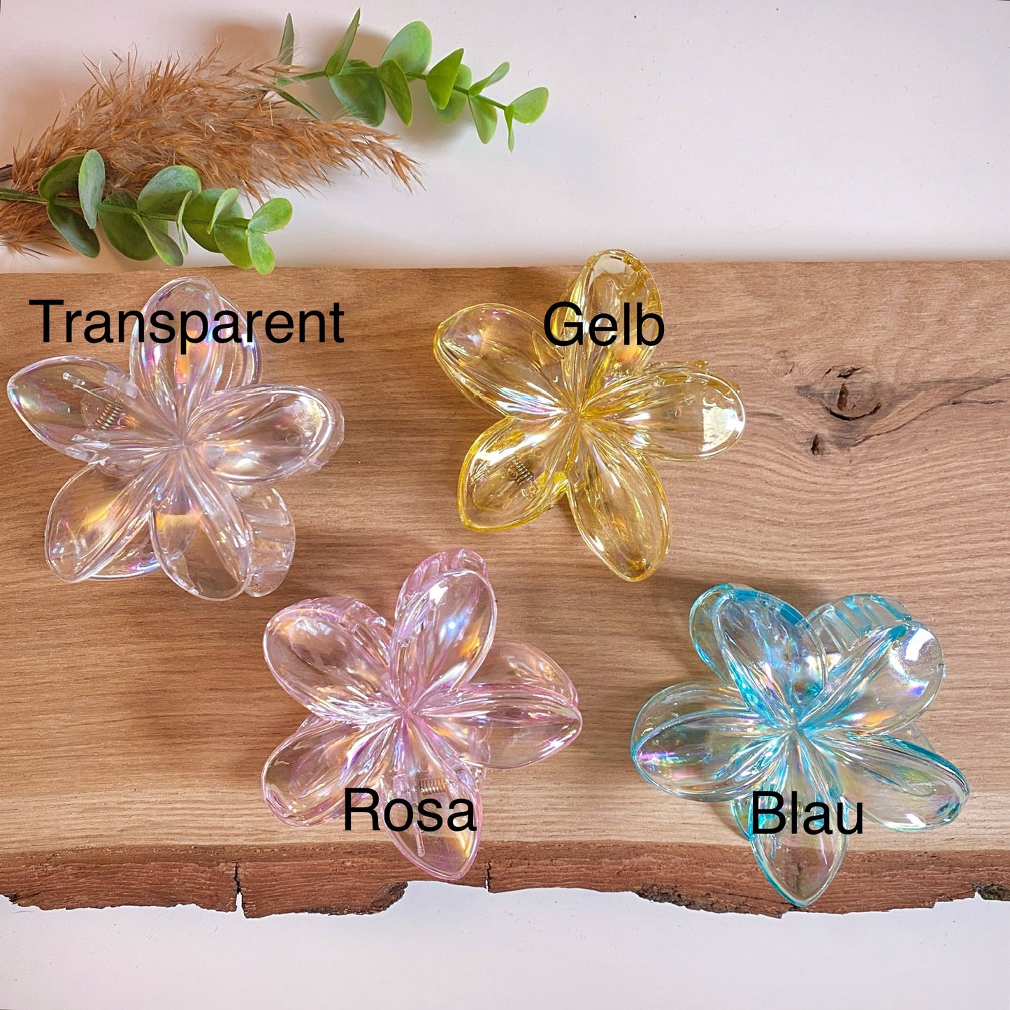Haarklammer Flower -Mirror-