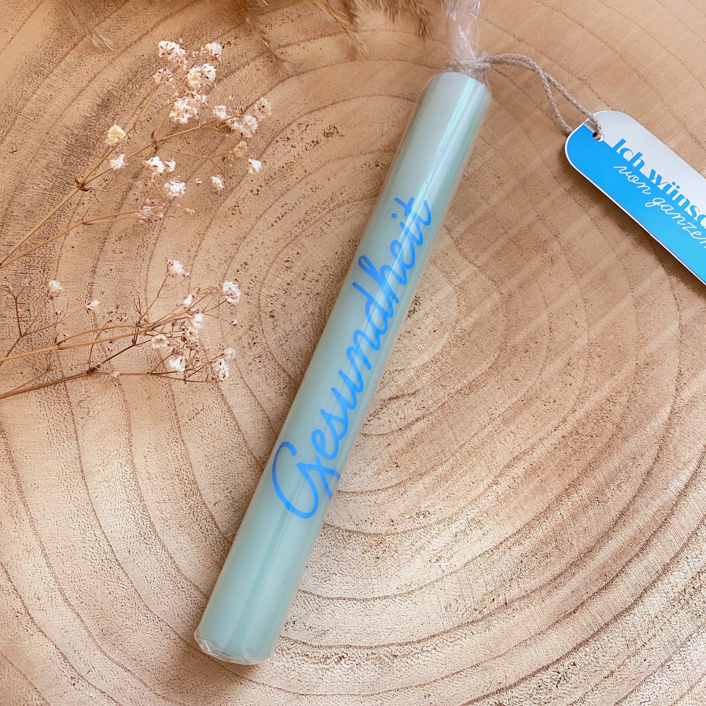 Kerze -Glück & Gesundheit-