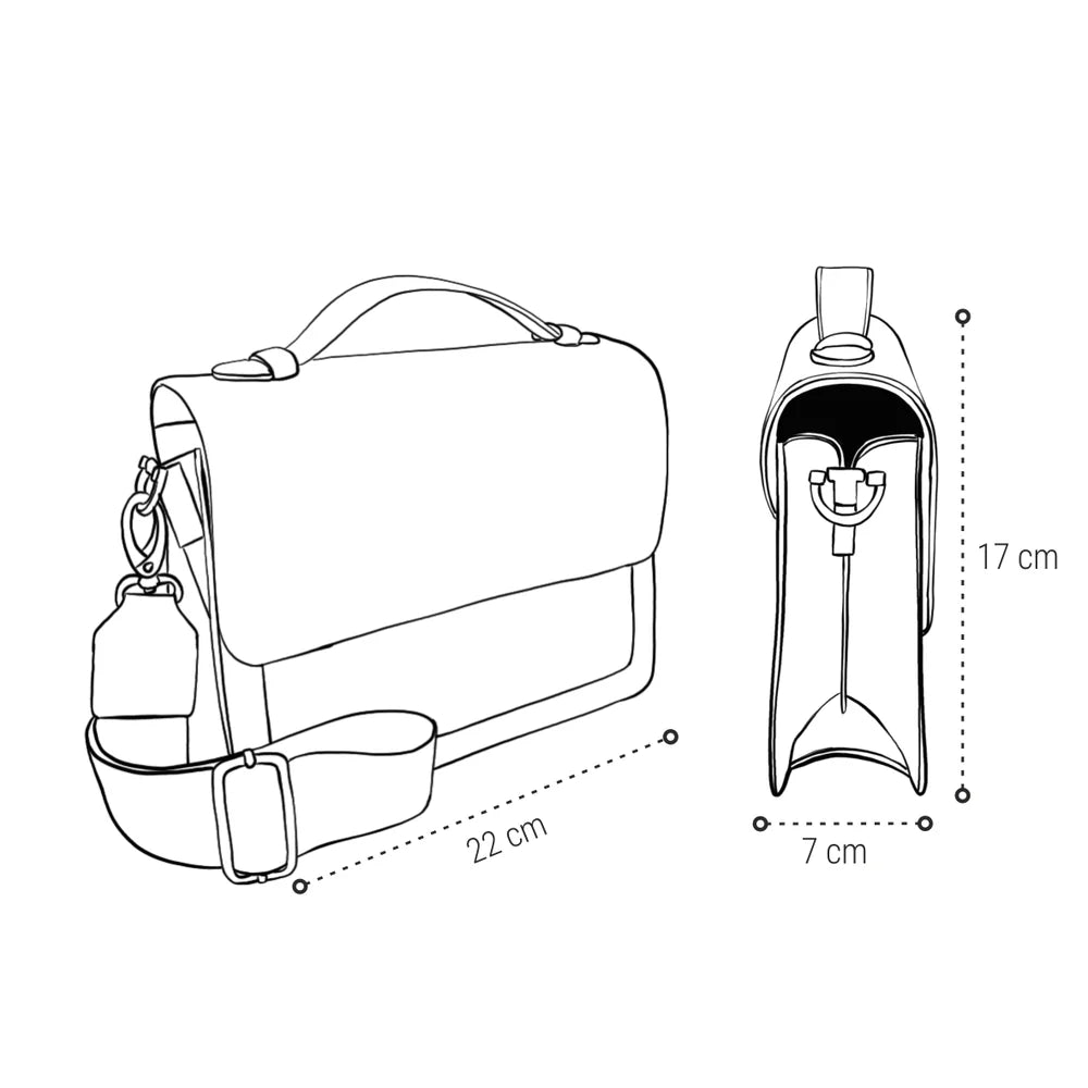 Handtasche Sperling Bonny *Hellgrau/Kork Hellbraun*