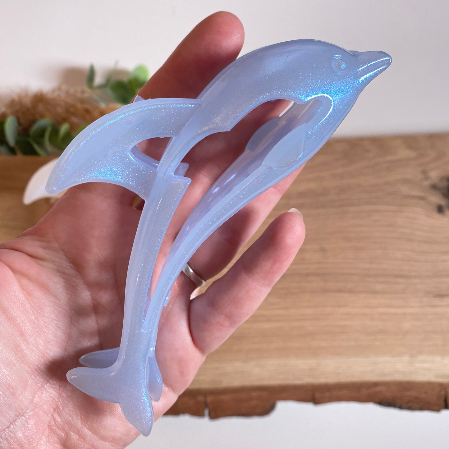 Haarklammer -Delfin-