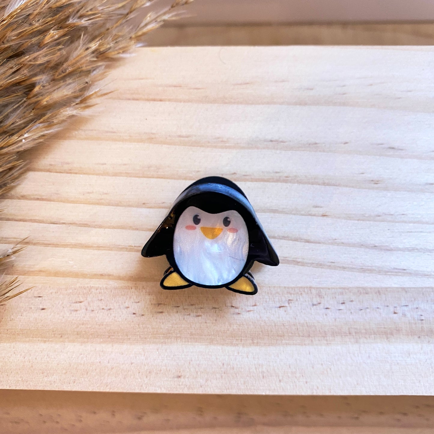Haarklammer klein -Pinguin-