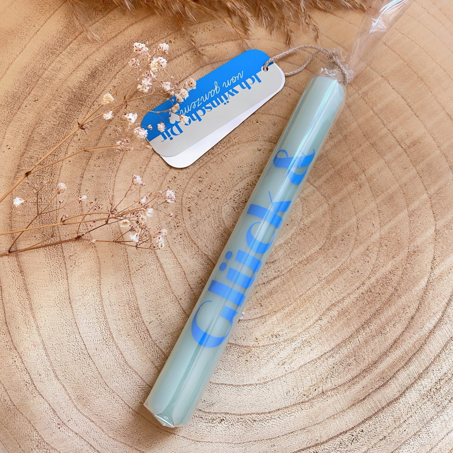 Kerze -Glück & Gesundheit-