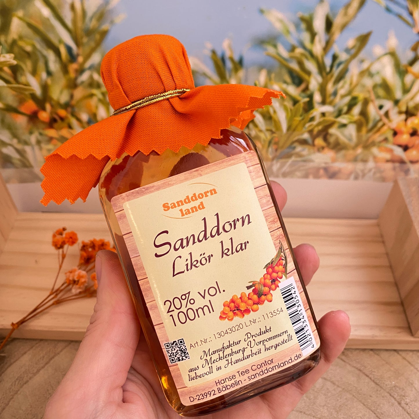 Sanddorn Likör klar -100 ml-