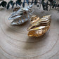 Haarklammer Muschel -Metallic-