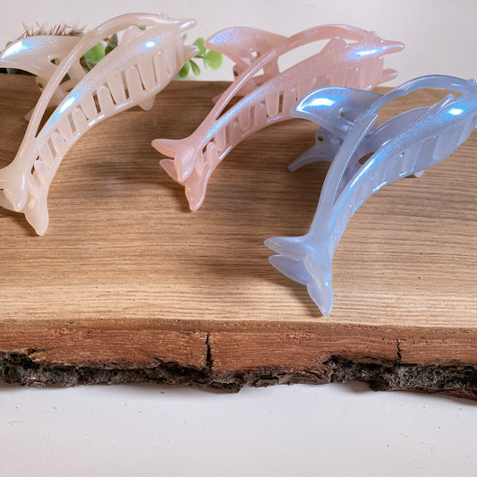 Haarklammer -Delfin-