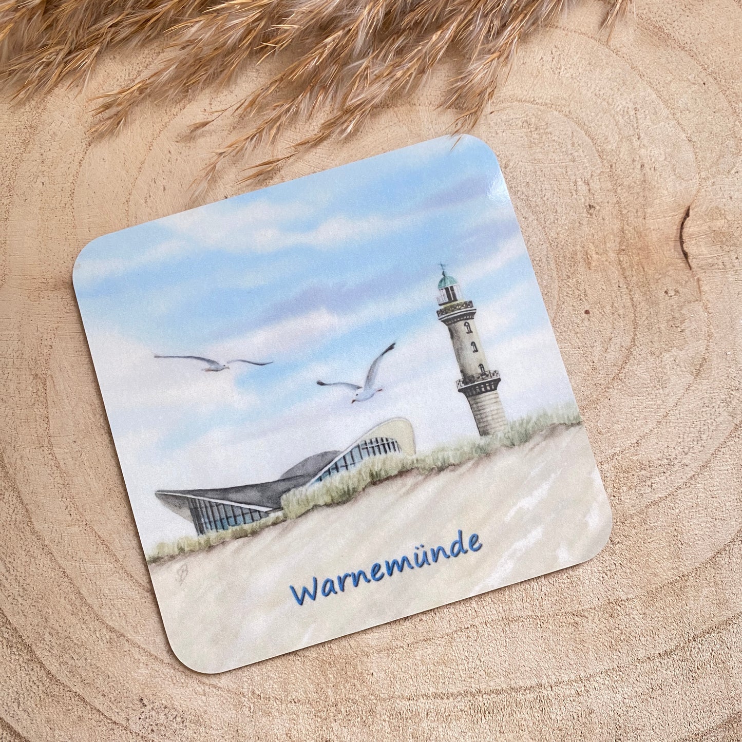 Untersetzer -Warnemünde/Düne Q-