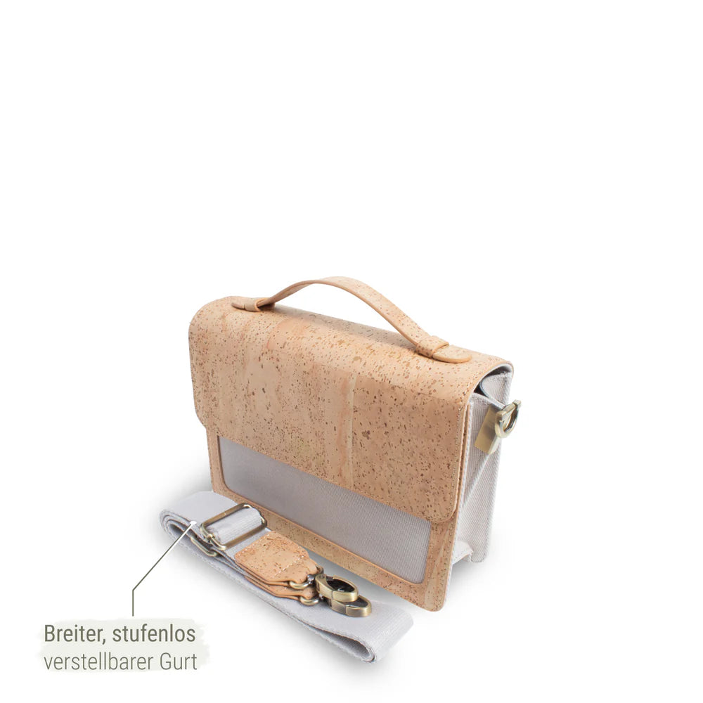 Handtasche Sperling Bonny *Hellgrau/Kork Hellbraun*