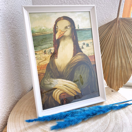 Kunstdruck A4 Möwe Lisa-