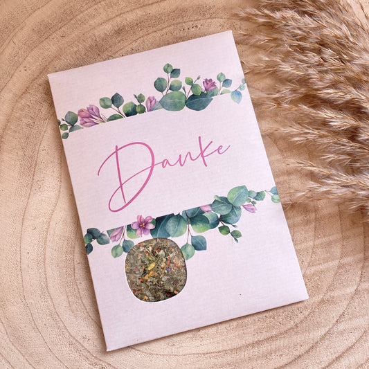 Gewürz Grußkarte -Danke-