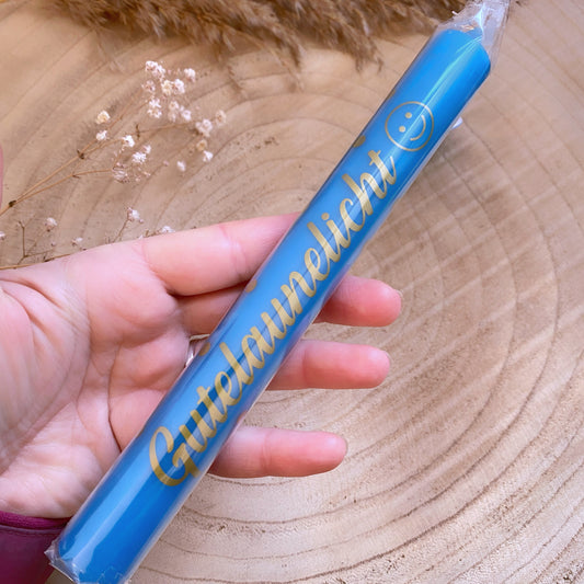 Kerze -Neon Gutelaunelicht-