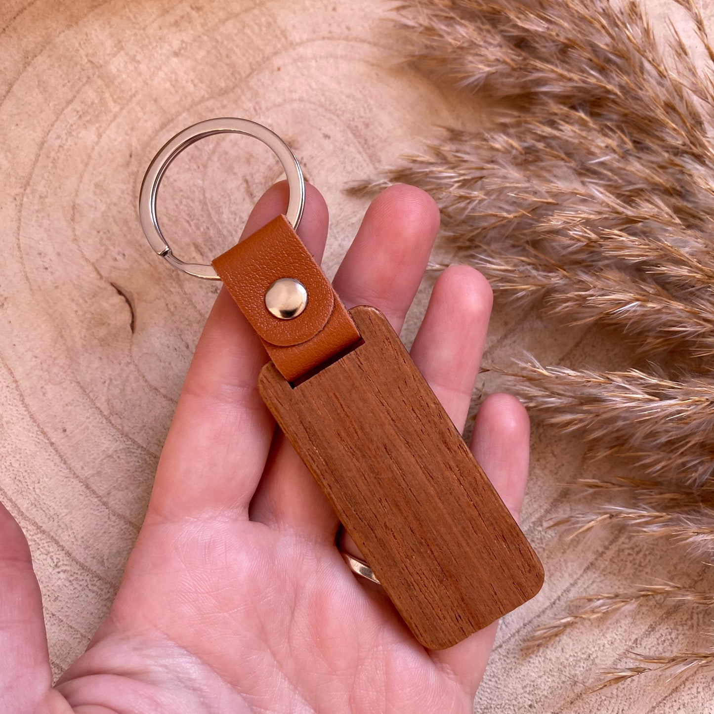 Schlüsselanhänger Holz -Ahoi-